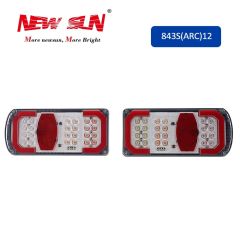 Lcv /Bike Carriers/Racks Position/Stop/Fog/Reverse/Direction/Plate 843s (ARC) 12 LED Multifunctional Rear Lamp