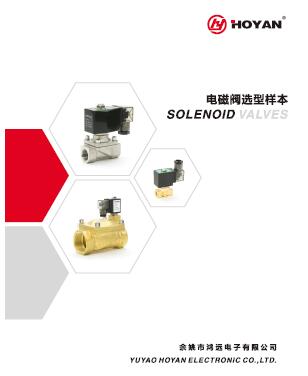 Hongyuan solenoid valve sample 2019