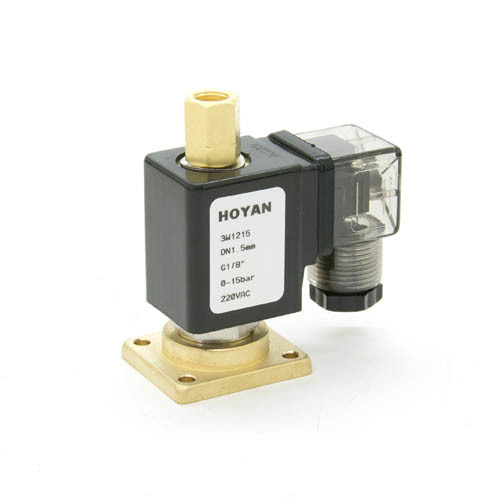 3W-2-position 3-way solenoid valve