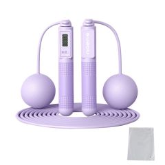 2 in 1 Cordless Digital Skipping Rope Cord Counter Jump Rope & Eva Bag-807