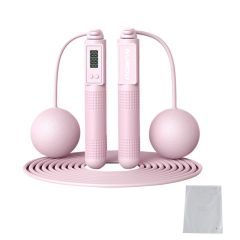 2 in 1 Cordless Digital Skipping Rope Cord Counter Jump Rope & Eva Bag-807