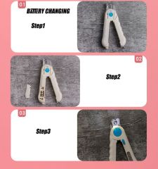 Pet Nail Clippers with LED Light Dog Nail Grinder Dog Cat Cutter-1