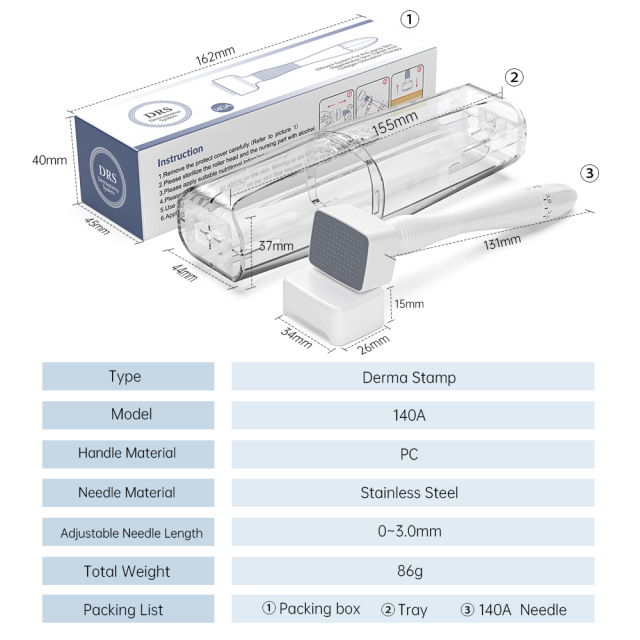 DRS140a derma roller