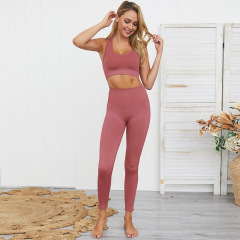 WAREBALL 2/3/4pcs Seamless Yoga Set Gym Clothes Sportswear Yoga Suits For Women Fitness Set Tracksuits Sports Bra Gym Leggings