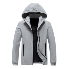 2024 Men's Fashion and Leisure Spring Windproof Hooded Jacket Men's Autumn Outdoor Camping Breathable Inflatable Jacket