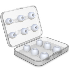 6 Pairs Replacement Eartips Earbuds Silicone Memory Foam Gel Accessories Compatible with Airpods