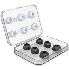 6 Pairs Replacement Eartips Earbuds Silicone Memory Foam Gel Accessories Compatible with Airpods