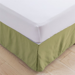 Soft Pleated Ruffle Bed Skirt Brushed Microfiber