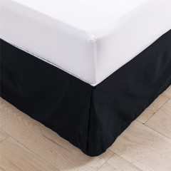 Soft Pleated Ruffle Bed Skirt Brushed Microfiber
