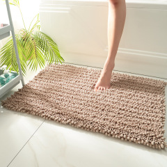 Chenille Shaggy Bathroom Rug Mat Absorbent Non-Slip Bath Mat