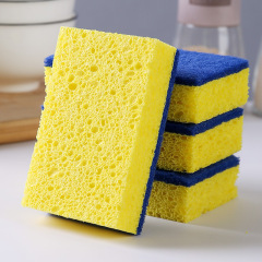 Non-Scratch Scrub Sponges for Washing Dishes and Cleaning Safe for Cookware