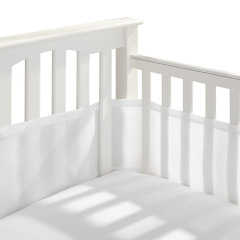 Baby Breathable Mesh Crib Liner 2 Panels Fresh Breathing Four Seasons Bedding