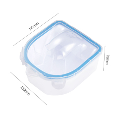 Nail Soaking Bowl Cuticle Powder Remover Tools Kit Soak Off