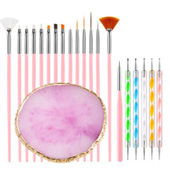 Nail Art Brushes Tool Set Dotting Tool Liner Pen Painting Brush