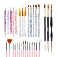 Nail Art Brushes Tool Set Dotting Tool Liner Pen Painting Brush