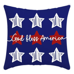 Independence Memorial Day Throw Pillow Covers Patriotic Cushion Case