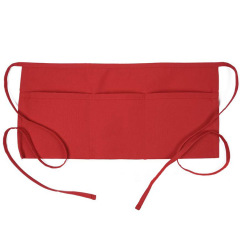 Waist Aprons with 3 Pockets Water Oil Resistant Half Apron for Servers