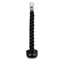 Tricep Rope Cable Attachment Pull Down Rope with Carabiner