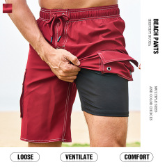 Mens Swimming Trunks Quick Dry Swim Shorts with Mesh Lining
