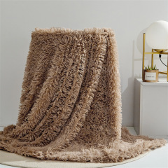 Soft Fuzzy Faux Fur Throw Blanket Long Hair Shaggy Fluffy Cozy Plush Comfy