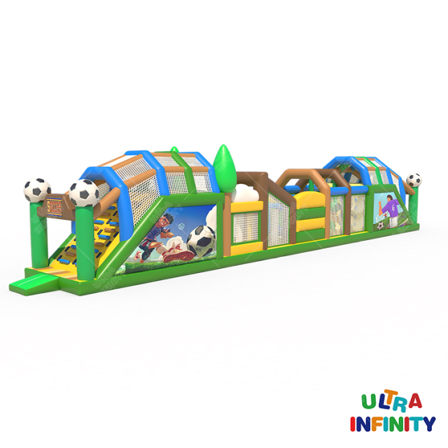 Customizable Inflatable Obstacle Course for Outdoor and Commercial