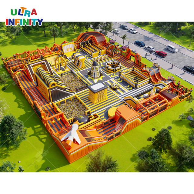 Inflatable Playground Two Thousand Square Amusement Park Customized Theme Park