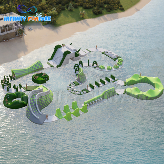Introducing Aquatic Adventure: Our Innovative Custom Inflatable Water Park