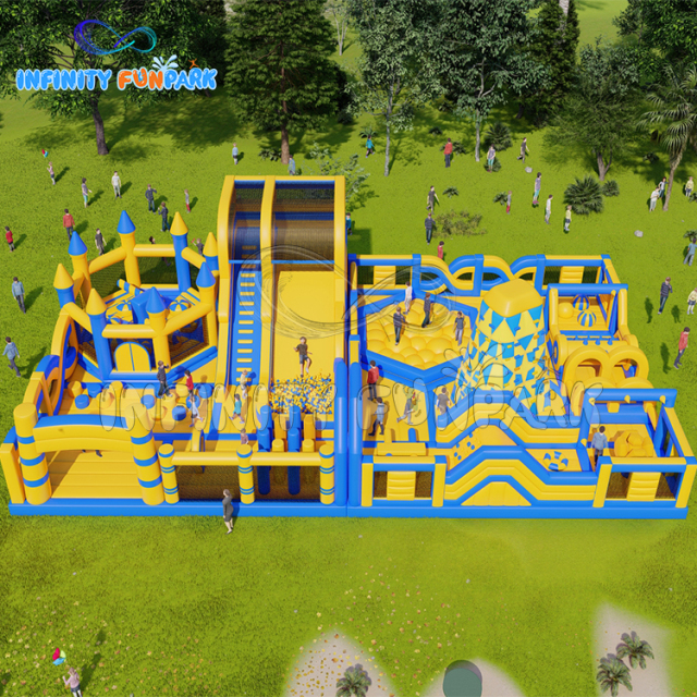 Thrilling Inflatable Adventure: Delivering a Bespoke 22*12 Inflatable Theme Park