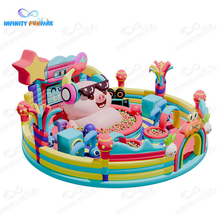 Animal Concert Musical Round Playground