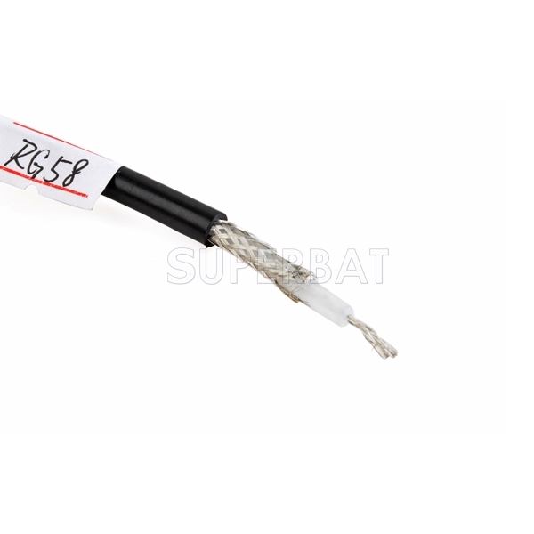 RG Series MIL-C-17 RF coaxial cable RG58  1 METER