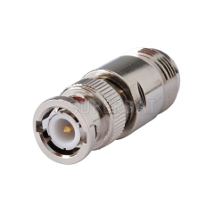BNC Plug Male to N Jack Female Adapter Straight