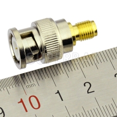 RF Coaxial Coax SMA Female to BNC Male Straight Connector Handheld Antenna Adapter for Baofeng UV 5R QUANSHENG TYT two way radio