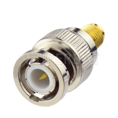 RF Coaxial Coax SMA Female to BNC Male Straight Connector Handheld Antenna Adapter for Baofeng UV 5R QUANSHENG TYT two way radio