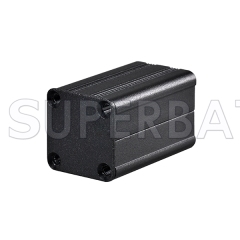 Black Color Aluminum Enclosure Case Split Body 25mm*25mm*40mm(W*H*L)