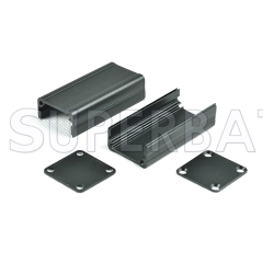 Black Color Aluminum Enclosure Case Split Body 25mm*25mm*50mm(W*H*L)