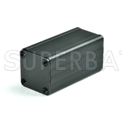 Black Color Aluminum Enclosure Case Split Body 25mm*25mm*50mm(W*H*L)