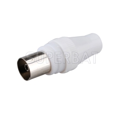 Zinc Alloy RF Connector TV Clamp Jack connector for RG6