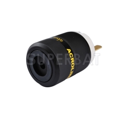 AU Mains Power Plug Male Connector Gold Conductor Cable Cord IEC