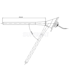 Auto radio AM FM Roof Antenna with RAKU II RAKU2 Connection 16V For CITROEN OPEL PEUGEOT SEAT SKODA VOLVO VW until 2004
