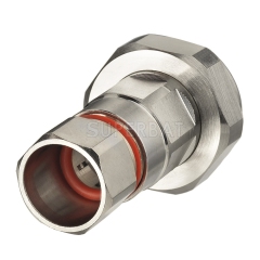 7/16 DIN Plug Male Connector Straight Clamp 1/2 inch Flexible