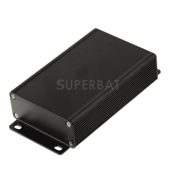 Aluminum Enclosure Case Tube with Flange 66mm*27mm*100mm(W*H*L)