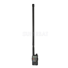 Superbat 136-520MHz Foldable CS Tactical SMA Female Ham Radio Antenna for Baofeng Wouxun Handheld HT CB Radio Two Way Radio Walkie Talkie