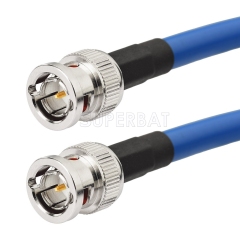 Superbat 20M BNC Male to BNC Male 75 Ohm 3G 6G HD SDI Extension Cable (Belden 1694A) for Video Camera and Moniter