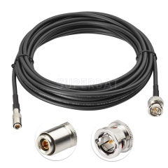 Superbat 5M DIN 1.0/2.3 to Male BNC Crimp Solder 75 Ohm Mini RG59 Belden(1855A) 6G-SDI 4K UHD HD Video Camera Coaxial Cable for Video Camera Moniter