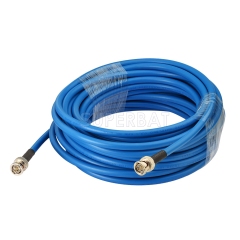 Superbat 20M BNC Male to BNC Male 75 Ohm 3G 6G HD SDI Extension Cable (Belden 1694A) for Video Camera and Moniter