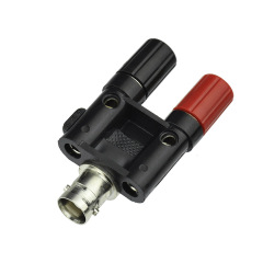 BNC Jack Female to Banana Jack Female Adapter U-Shape