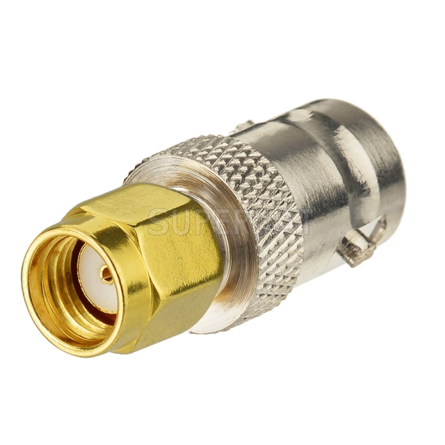 BNC Jack Female to RP SMA Plug Female Adapter Straight