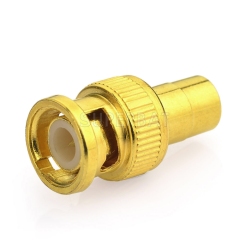 BNC Plug Male to RCA Jack Female Adapter Straight