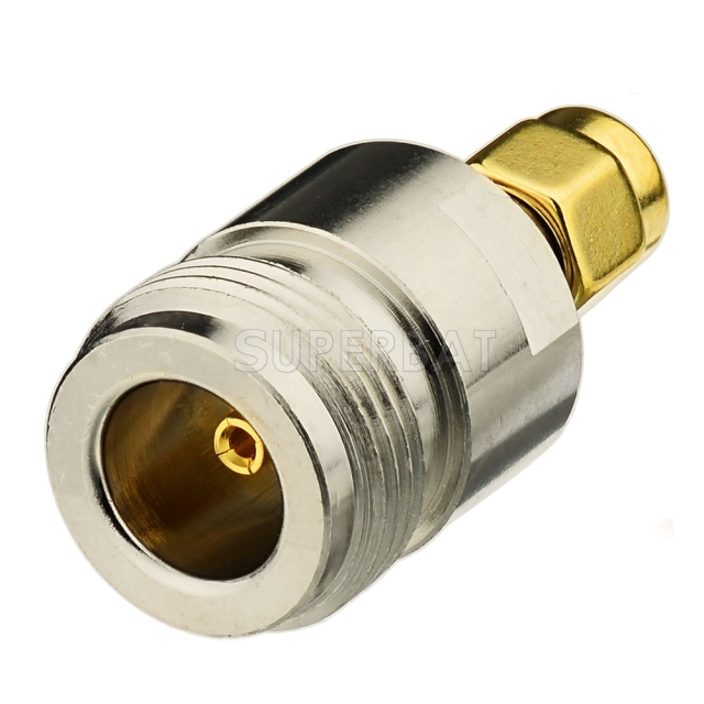 N Jack Female to SMA Plug Male Adapter Straight