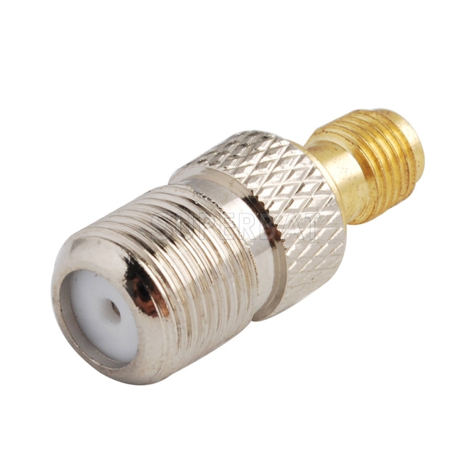 F Jack Female to SMA Jack Female Adapter Straight